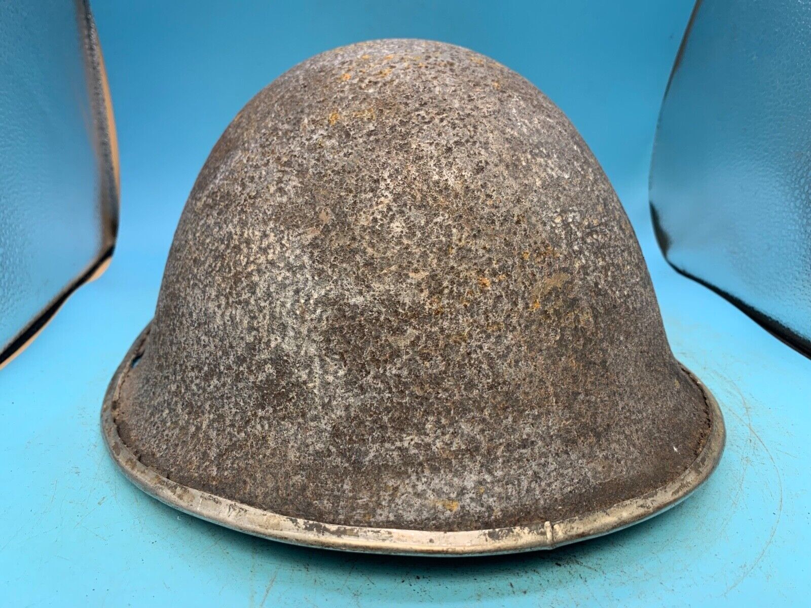 WW2 Mk3 High Rivet Turtle - British / Canadian Army Helmet - Good Original - The Militaria Shop