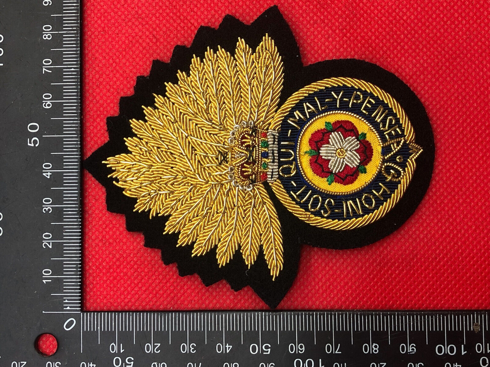 British Army Bullion Embroidered Blazer Badge - Royal Fusiliers - The Militaria Shop