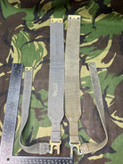 Original British Royal Air Force RAF Blue L Strap Pair - WW2 37 Pattern - The Militaria Shop