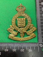 Original WW1 / WW2 Royal Canadian Army Ordnance Corps Cap Badge - The Militaria Shop