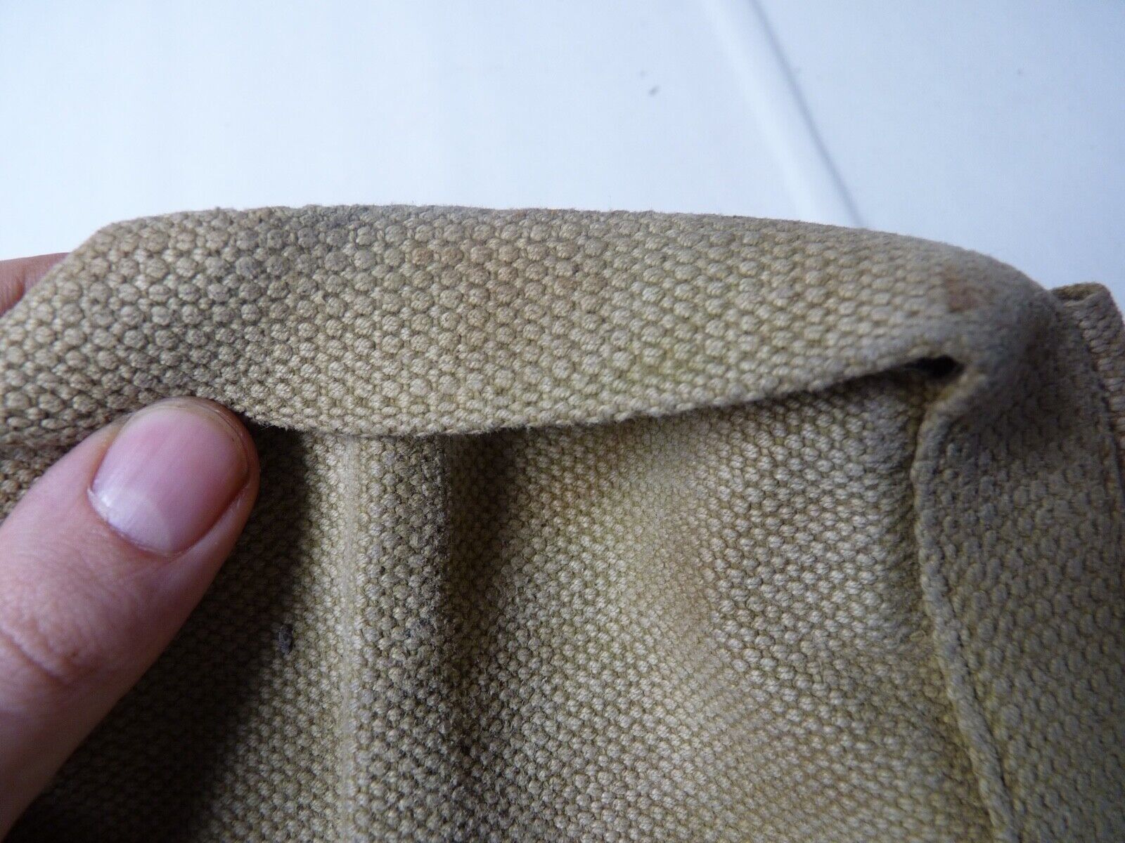 Original WW2 British Army Soldiers Water Bottle Carrier Harness - Dated 1943 - The Militaria Shop