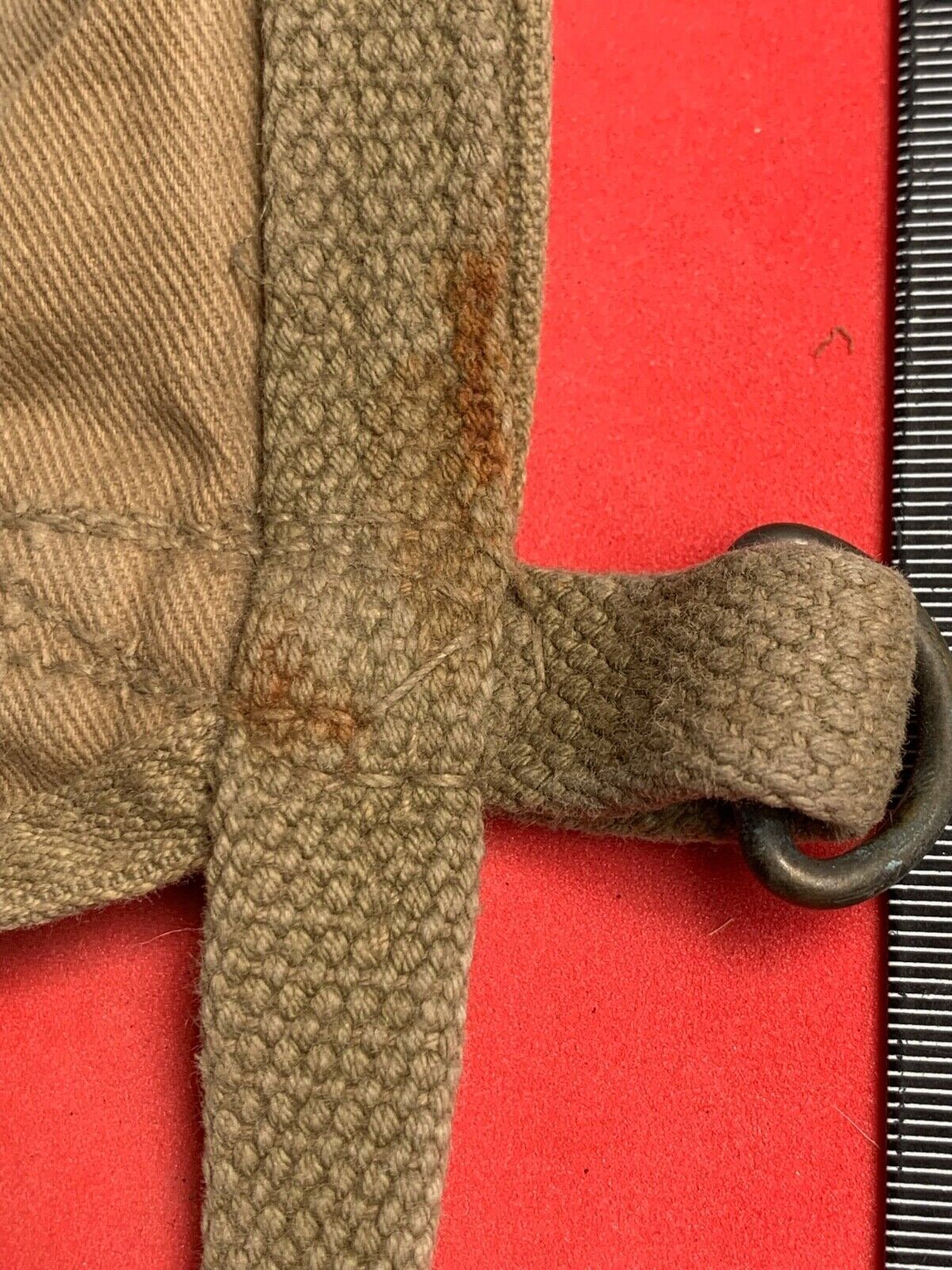 Original WW2 US Army M1928 Haversack Pack Tail - The Militaria Shop