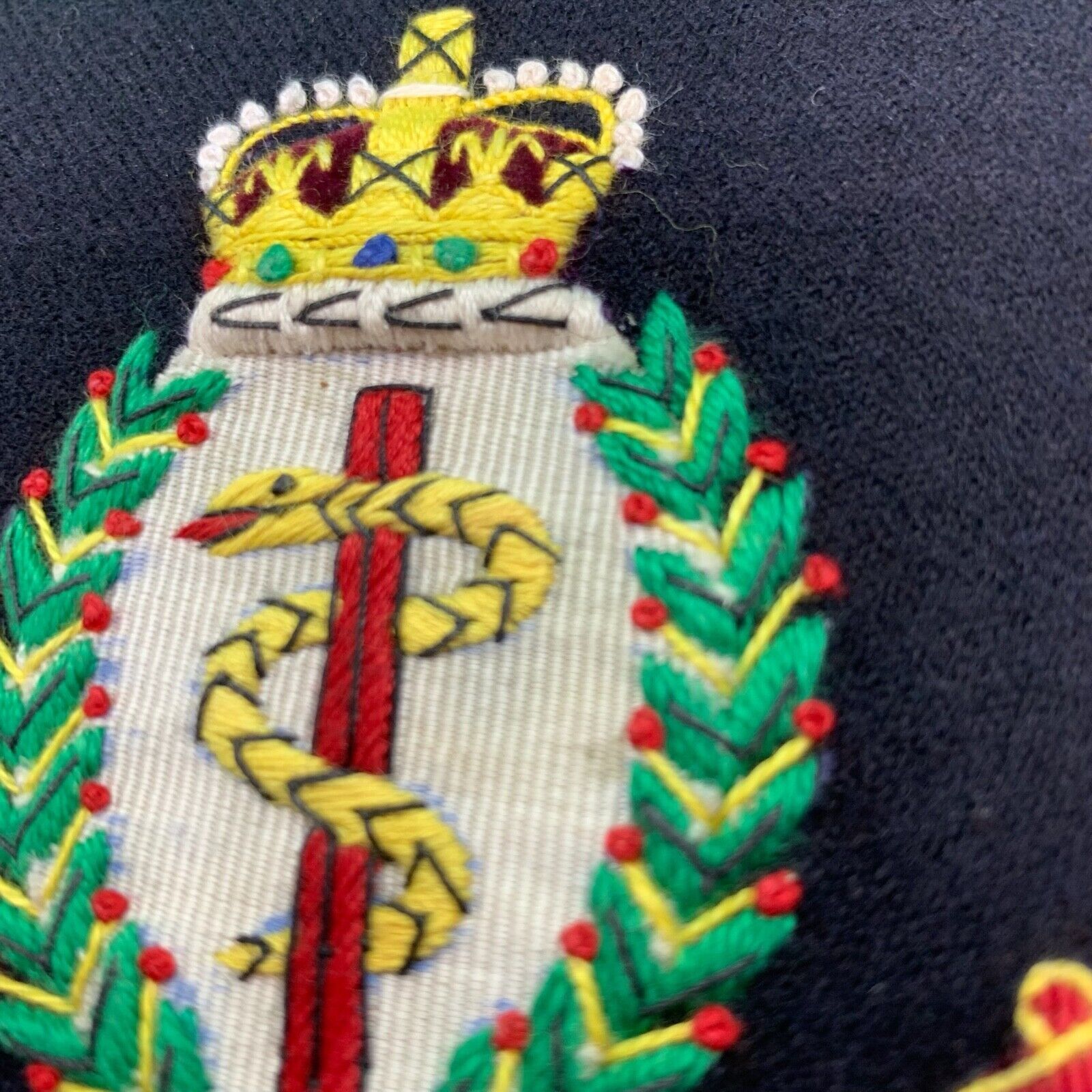 British Army Royal Army Medical Corps Embroidered Blazer Badge - The Militaria Shop