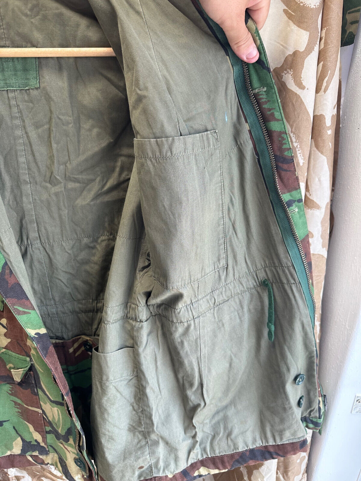 Genuine British Army 1968 Pattern DPM Combat Smock - Size 1 - 40" Chest - The Militaria Shop