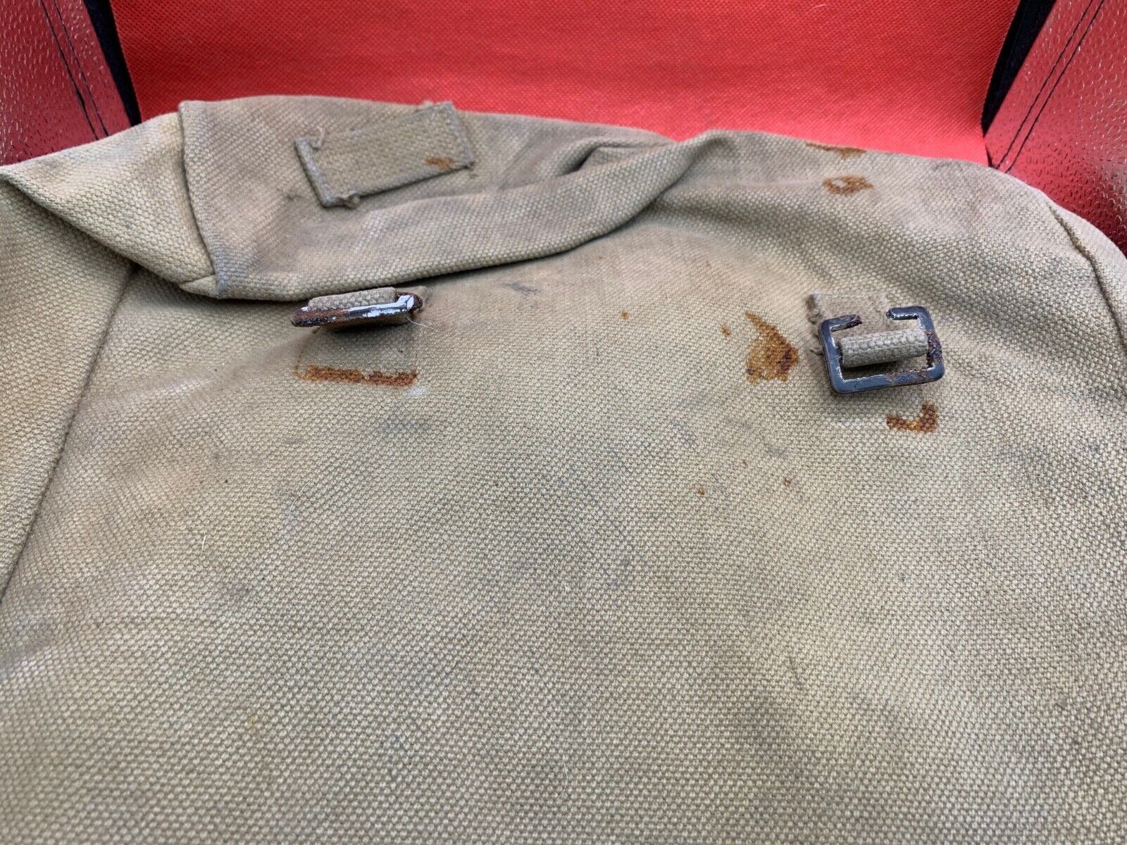 Original British Army 37 Pattern Large Pack - WW2 Pattern - Used Condition - The Militaria Shop