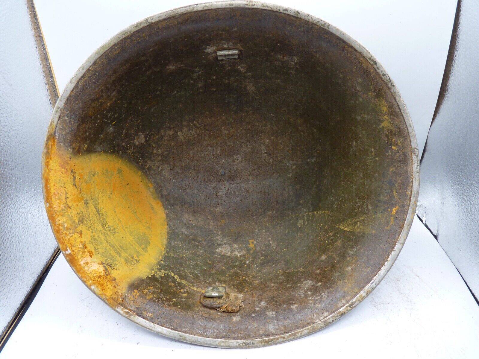 Original WW2 British / Canadian Army Mk3 High Rivet Turtle Army Combat Helmet - The Militaria Shop