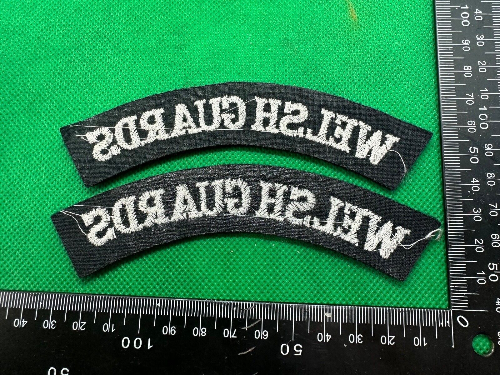Welsh Guards British Army Shoulder Titles Pair - WW2 Onwards Pattern - The Militaria Shop