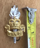 A staybrite gilt and silver metal Royal Army Education Corps beret badge B2 - The Militaria Shop