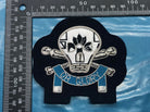 British Army Bullion Embroidered Blazer Badge - 17th 21st Lancers Death or Glory - The Militaria Shop