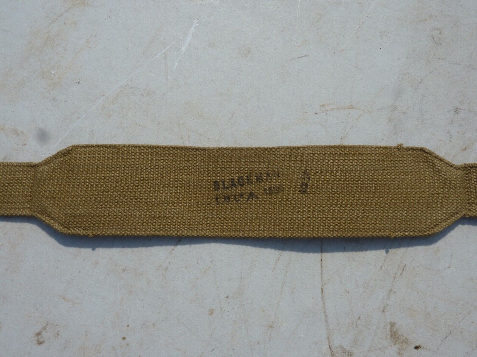 Original WW2 British Army 37 Pattern Yoke Utility Shoulder Strap - Blackman - The Militaria Shop