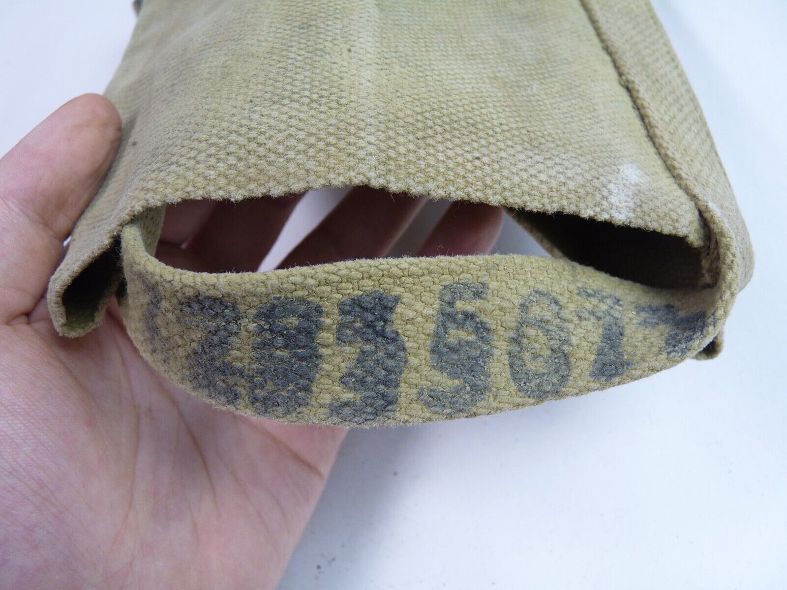 Original WW2 British Army Soldiers Water Bottle Carrier Harness - Dated 1944 - The Militaria Shop