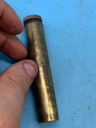 Original British Army WW1 / WW2 SMLE Lee Enfield Brass Oil Bottle - The Militaria Shop