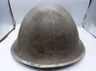 Original WW2 British / Canadian Army Mk3 High Rivet Turtle Army Combat Helmet - The Militaria Shop