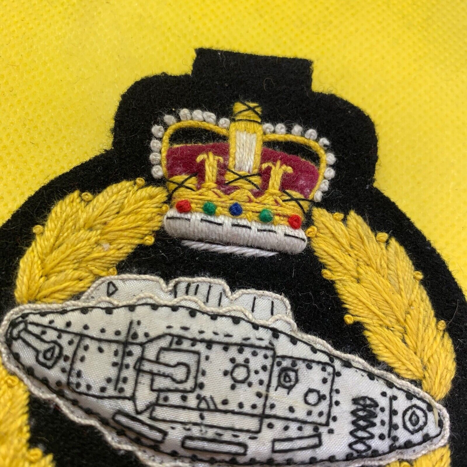 British Army Royal Tank Regiment RTR Embroidered Blazer Badge - The Militaria Shop
