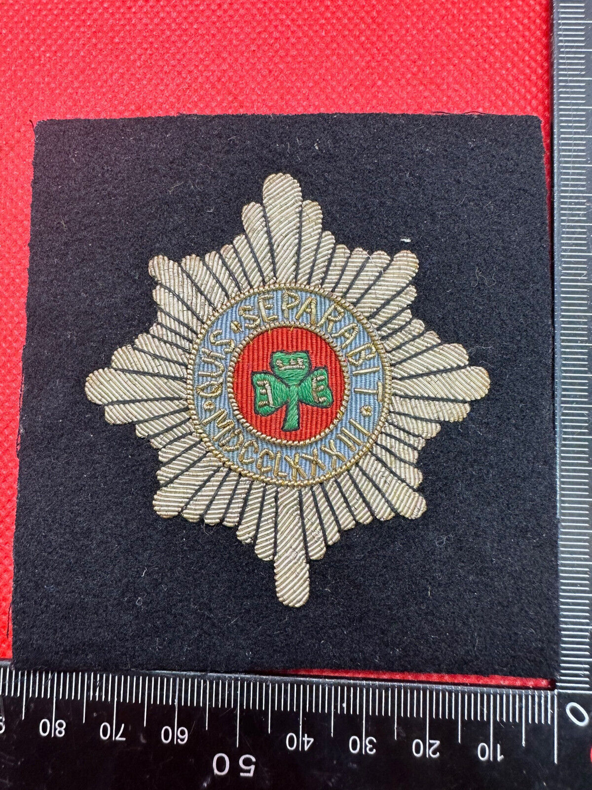British Army Bullion Embroidered Blazer Badge - Irish Guards - The Militaria Shop