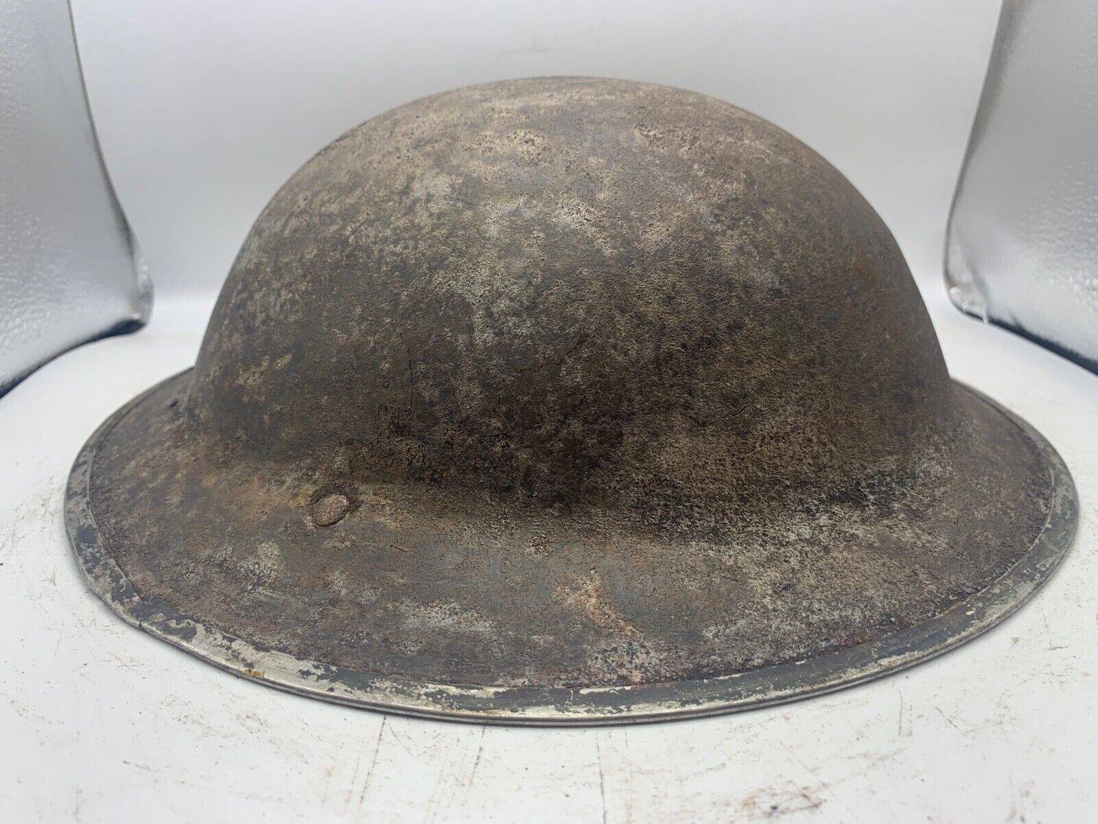 Original WW2 South African Army Mk2 Brodie Helmet - British Style Combat Helmet - The Militaria Shop