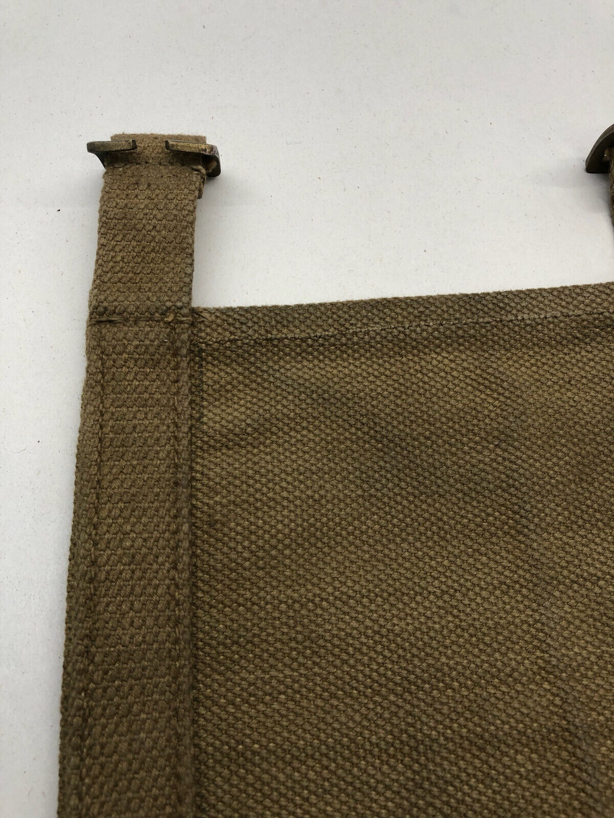 WW2 British Army 37 Pattern Webbing Water Bottle Carrier Harness - 1943 Dated - The Militaria Shop