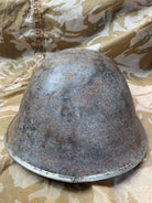 WW2 Mk3 High Rivet Turtle - British / Canadian Army Helmet - Nice Original - The Militaria Shop