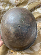 WW2 Mk3 High Rivet Turtle - British / Canadian Army Helmet - Good Original - The Militaria Shop