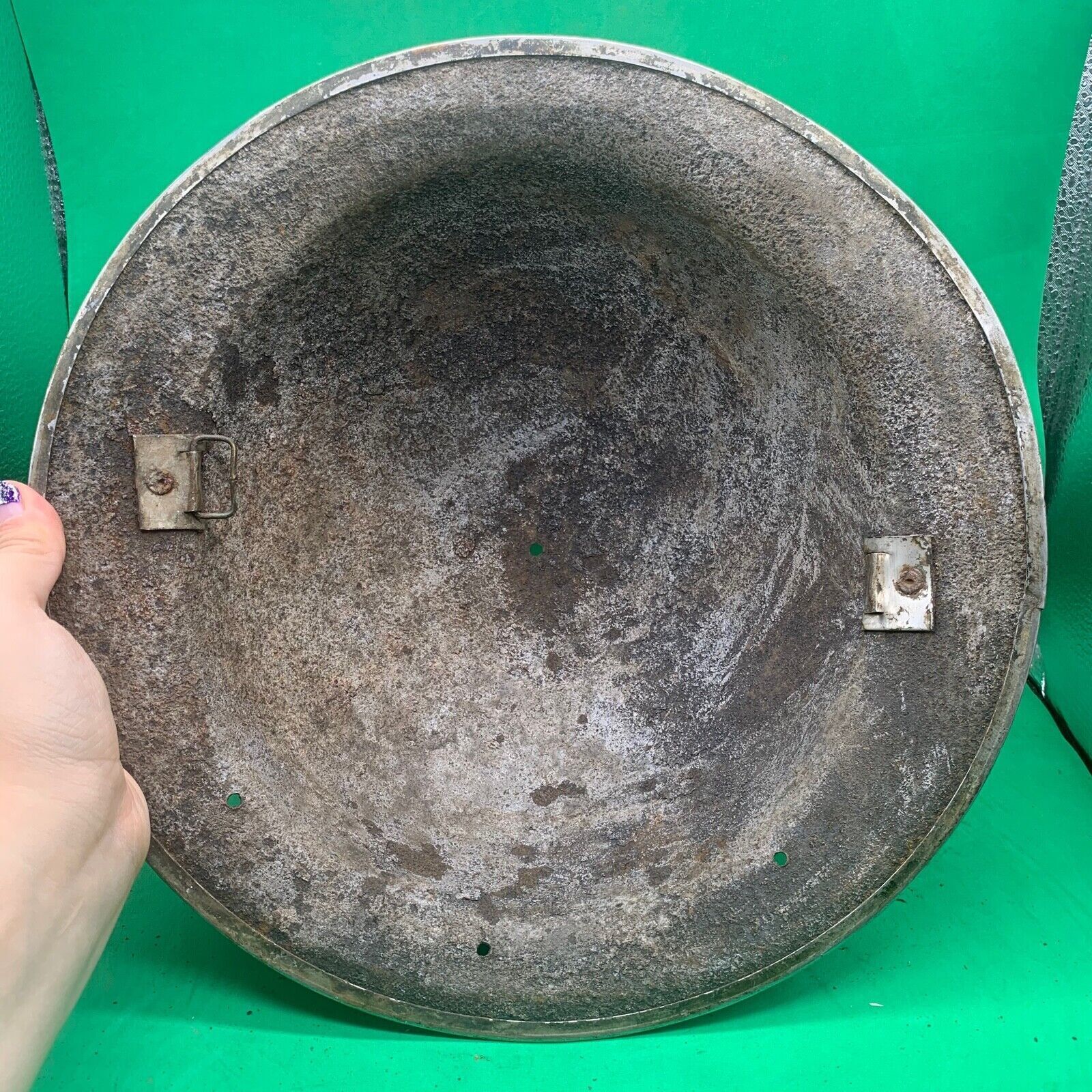 Original WW2 South African Army Mk2 Brodie Helmet - British Style Combat Helmet - The Militaria Shop