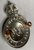WW1 / WW2 British Army - Barrow and North Lonsdale white metal cap badge. - The Militaria Shop
