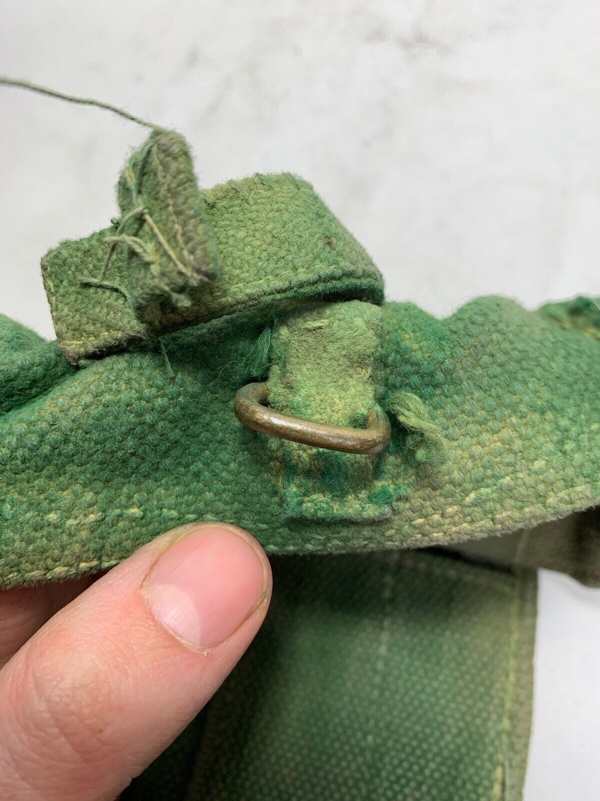 Original WW2 Pattern 37 Pattern British Army Webbing Bren Pouch - The Militaria Shop