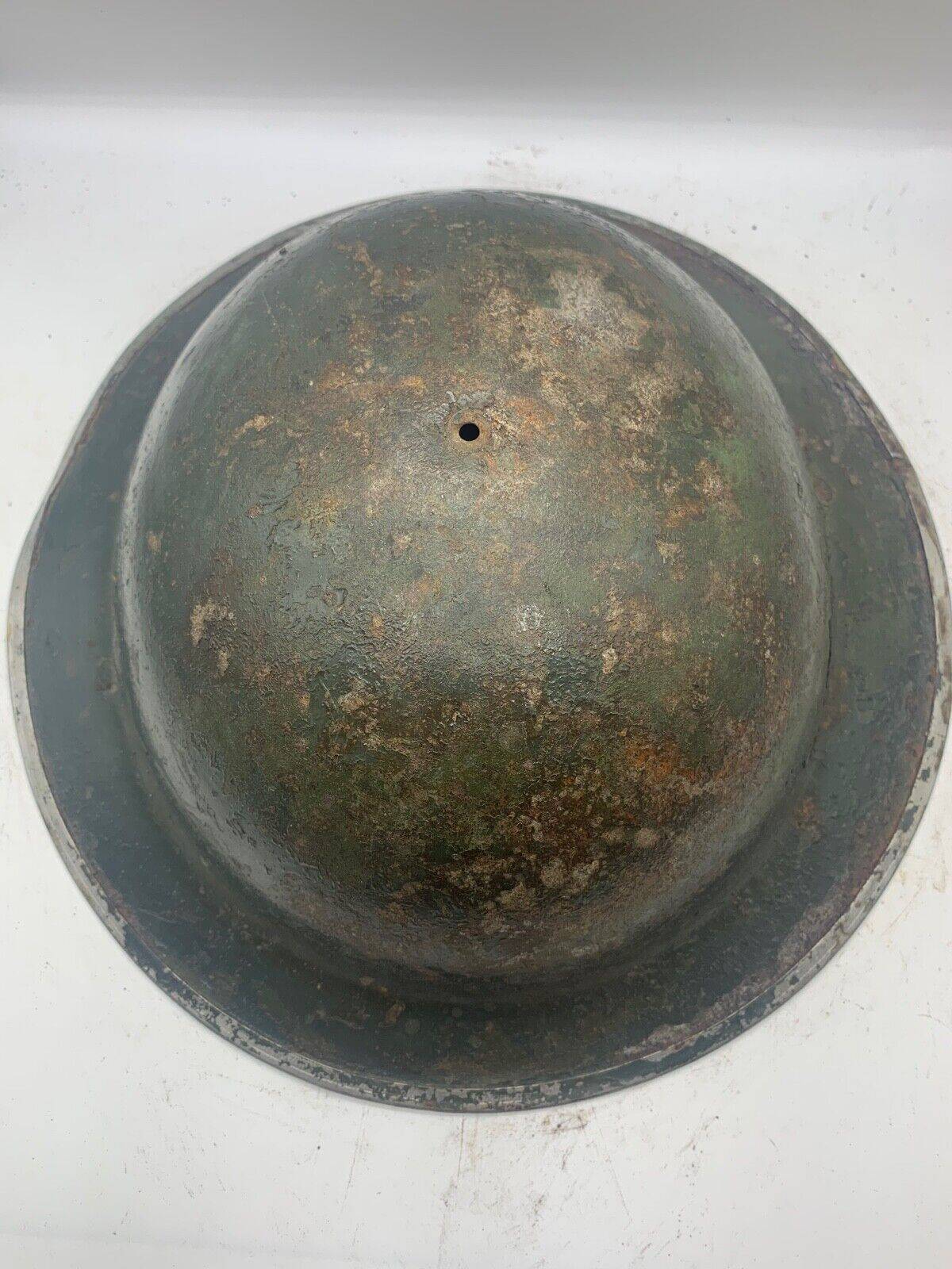 Original WW2 South African Army Mk2 Brodie Helmet - British Style Combat Helmet - The Militaria Shop