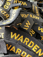 1 Pair of Original WW2 British Home Front Civil Defence Warden Shoulder Titles - The Militaria Shop