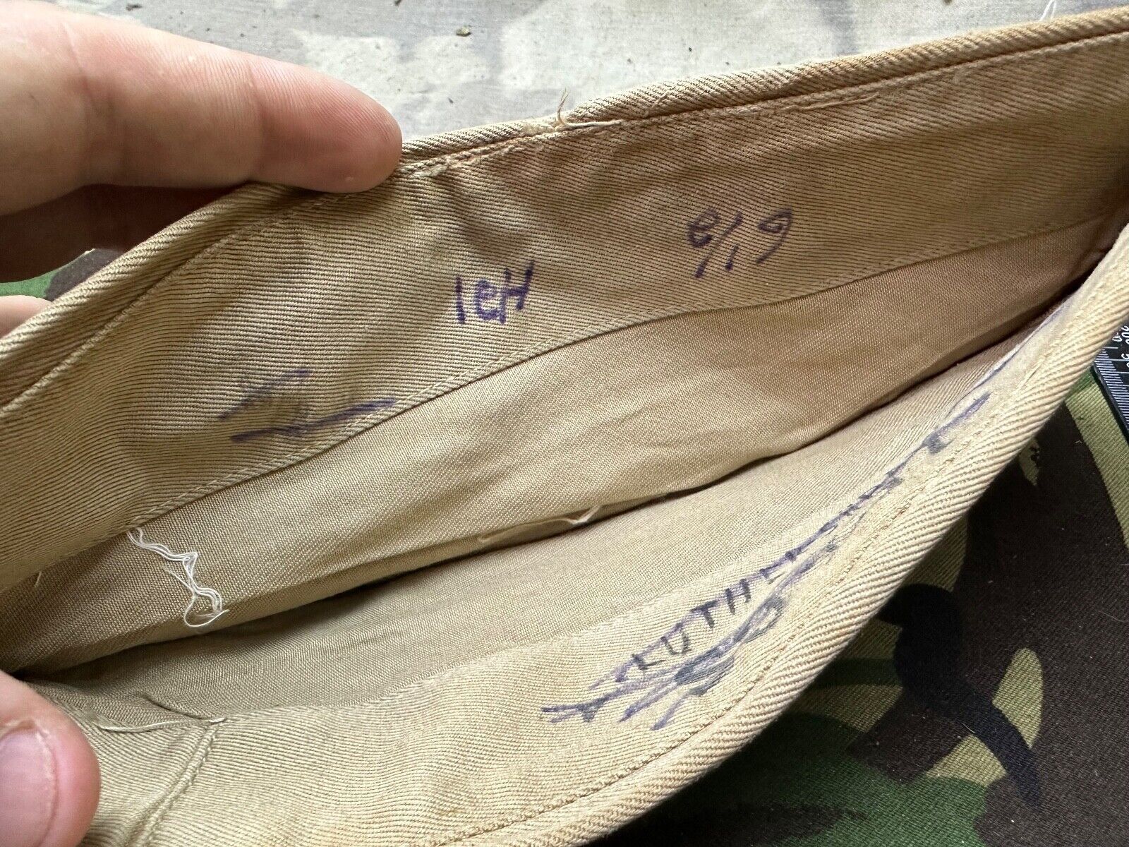 Original WW2 US Army Garrison Side Cap Hat - Old Stock - Combat Servicable - The Militaria Shop
