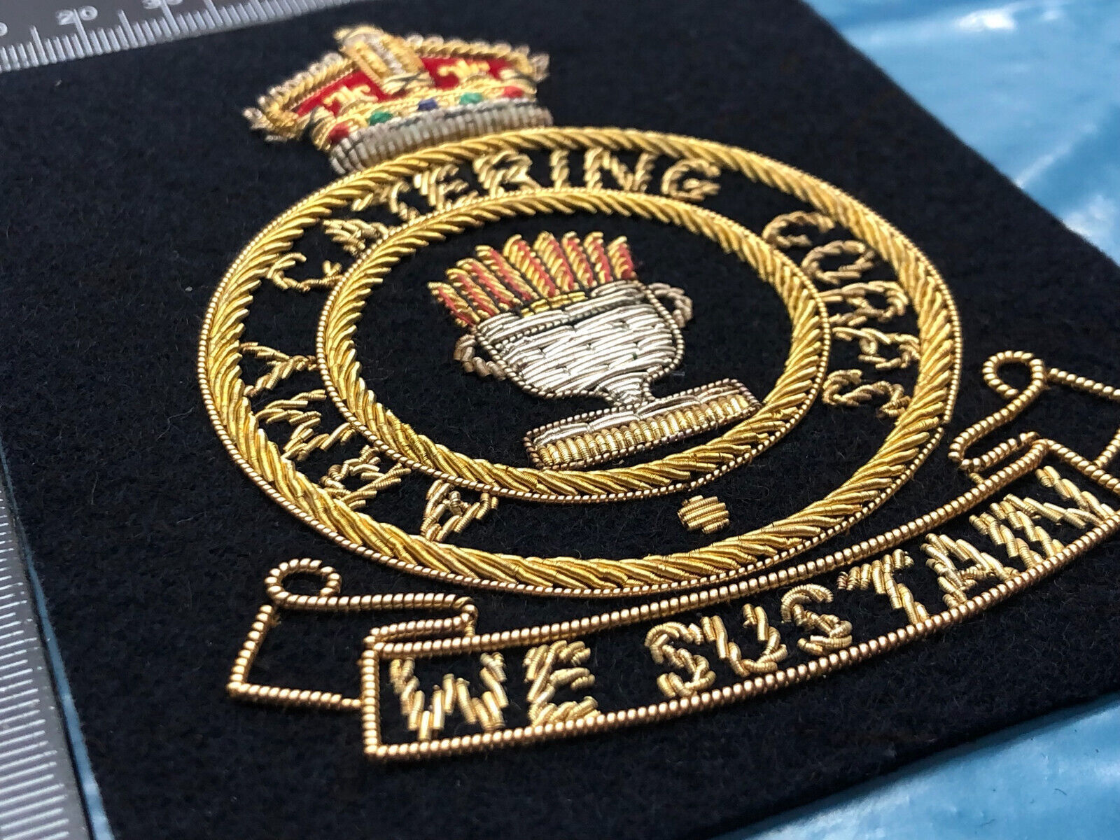 British Army Bullion Embroidered Blazer Badge - Army Catering Corps - The Militaria Shop