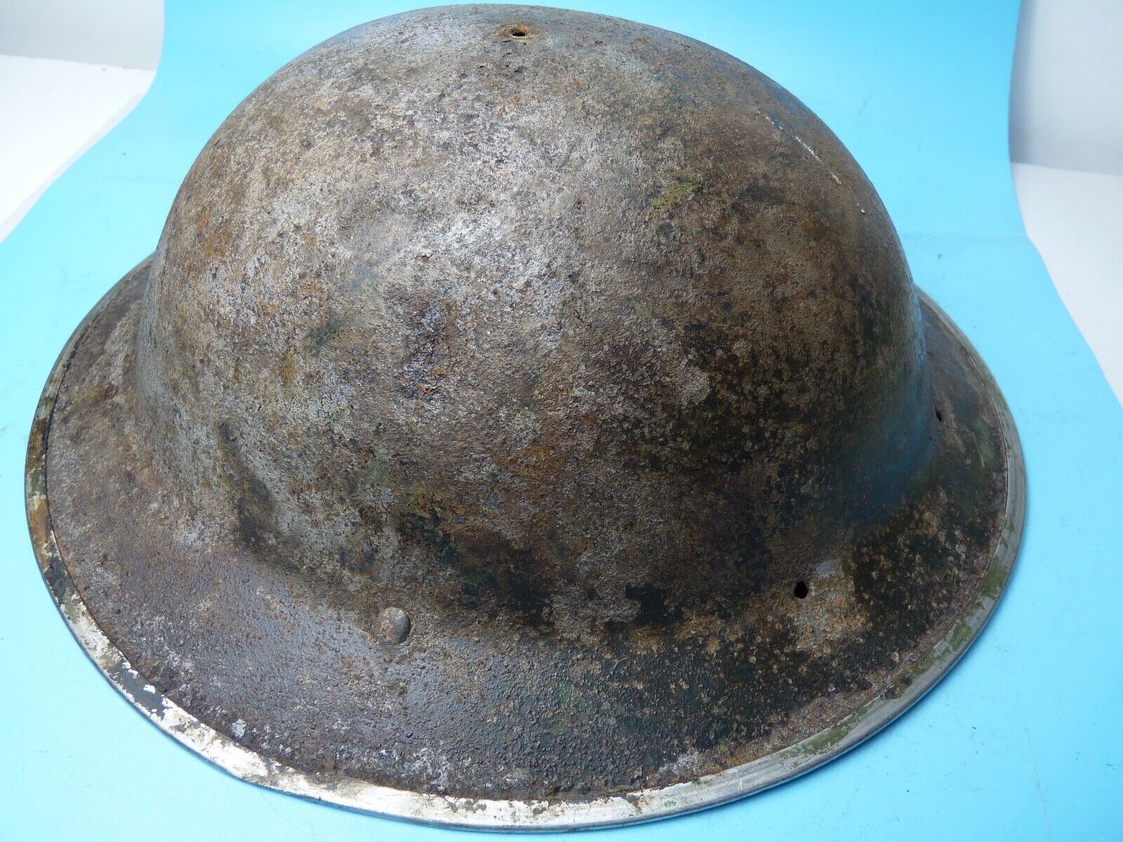 Original WW2 South African Army Mk2 Brodie Helmet - British Style Combat Helmet - The Militaria Shop