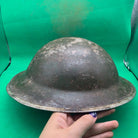 Original WW2 South African Army Mk2 Brodie Helmet - British Style Combat Helmet - The Militaria Shop