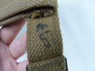 Original WW2 British Army Soldiers Water Bottle Carrier Harness - Dated 1943 - The Militaria Shop