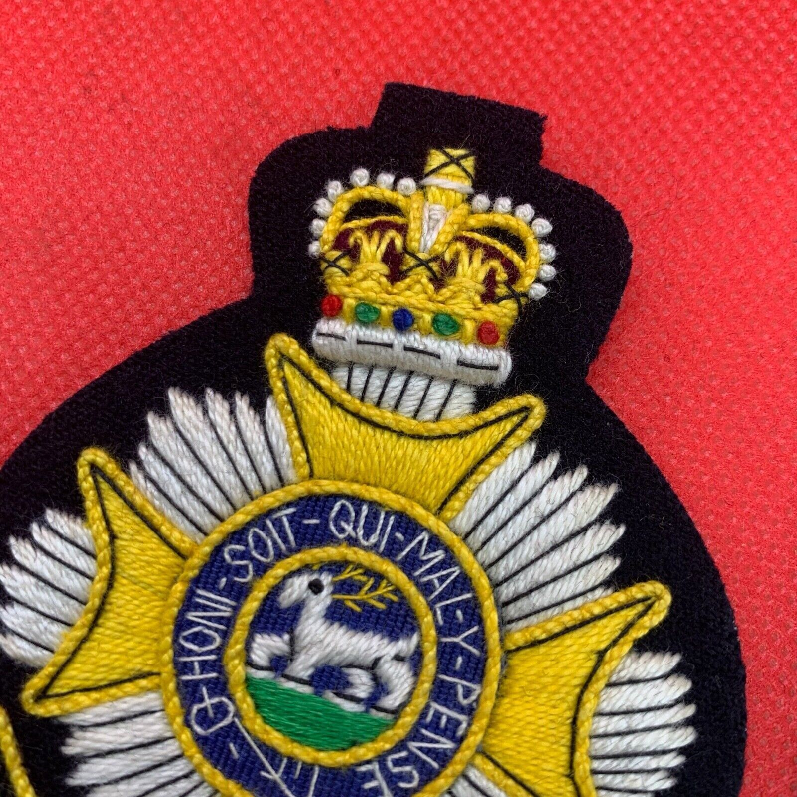 British Army The Bedfordshire Regiment Embroidered Blazer Badge - The Militaria Shop