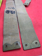 Original WW2 Pattern British Army L Straps Pair - 37 Pattern Webbing Haversack - The Militaria Shop