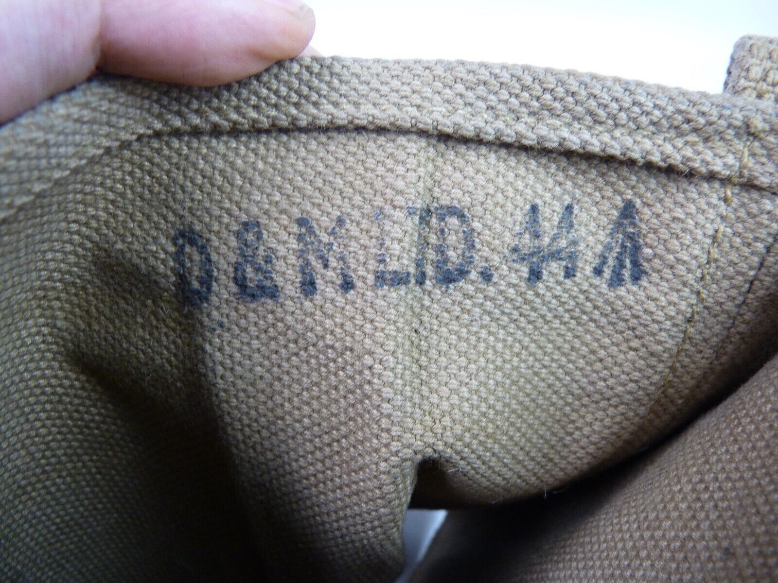Original WW2 British Army Soldiers Water Bottle Carrier Harness - Dated 1944 - The Militaria Shop