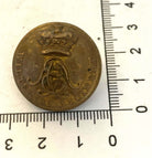 A Victorian Crown WILTSHIRE REGIMENT - London made tunic button. Approx 27mm - The Militaria Shop