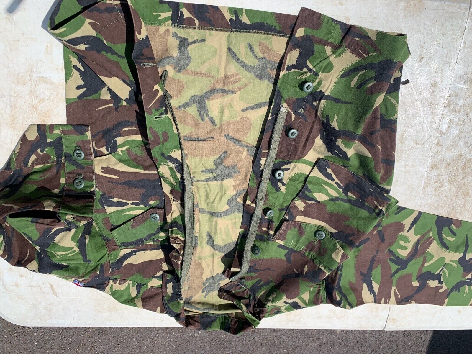 Genuine British Army DPM Woodland Combat Jacket - Size 160/104 - The Militaria Shop
