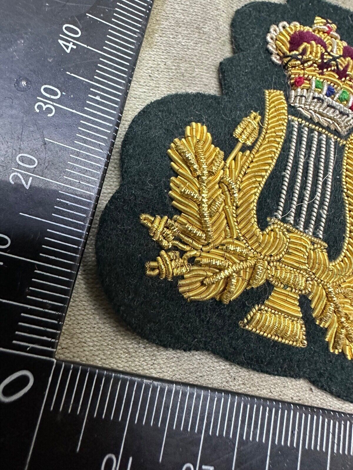 Genuine British Army Trade / Qualification Badge / Patch Braided Bandsman - The Militaria Shop
