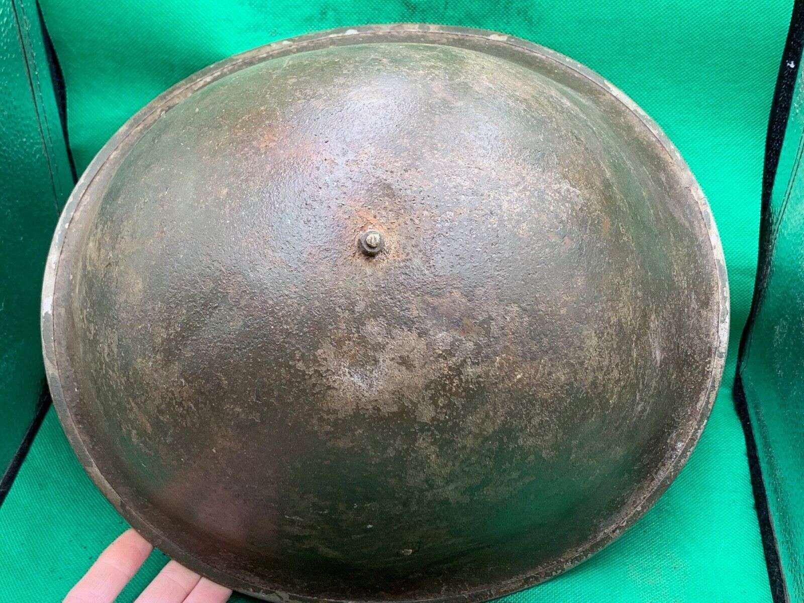 Genuine WW2 Canadian & British Army Helmet - Turtle Mk3 Helmet - The Militaria Shop