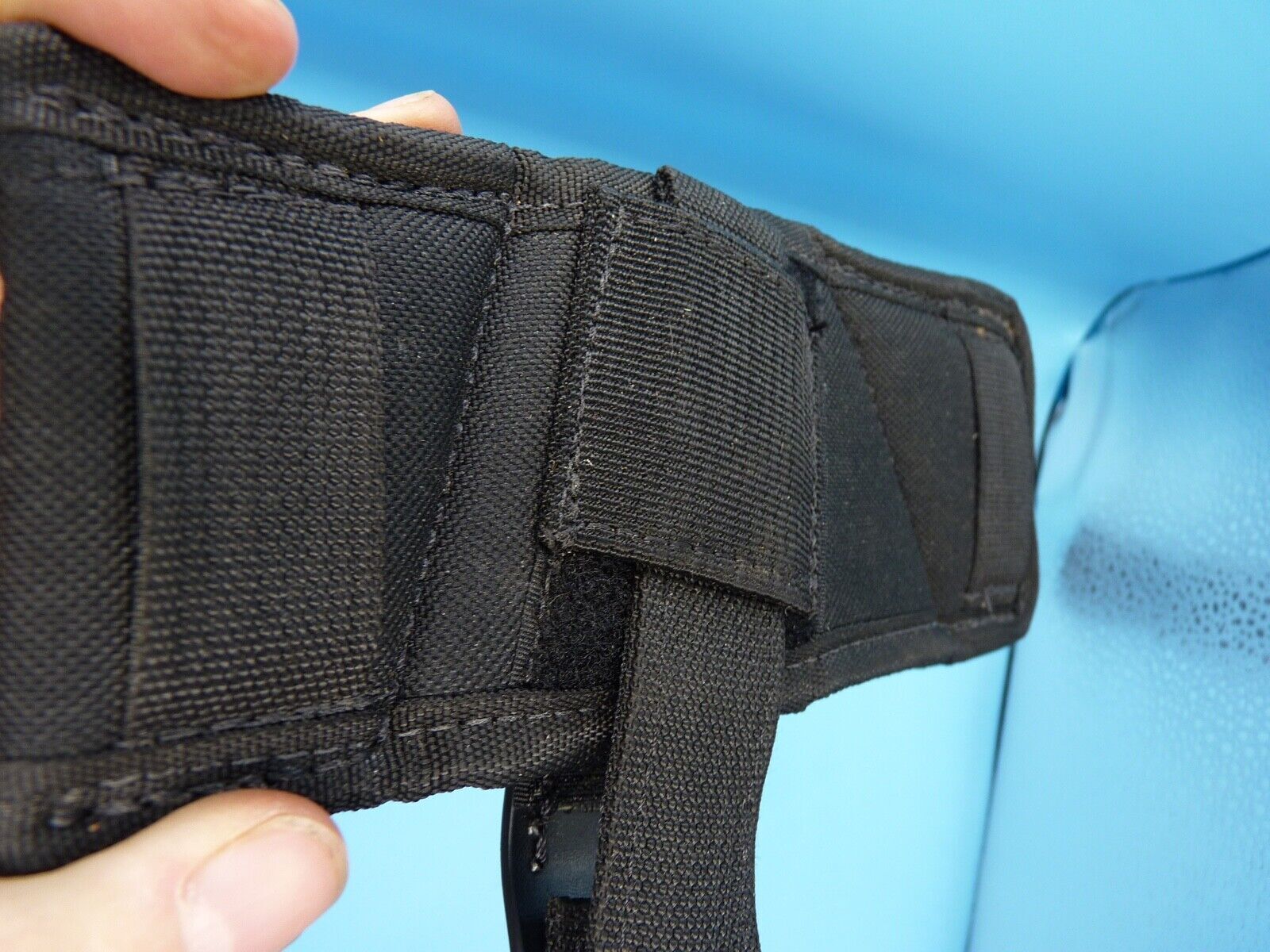 Black Canvass Tactical Belt Mounted Pistol Holster - Front Line Holsters - The Militaria Shop