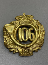 Load image into Gallery viewer, Original British Army - 106th Regiment of Foot (Bombay Light Infantry) Cap Badge - The Militaria Shop
