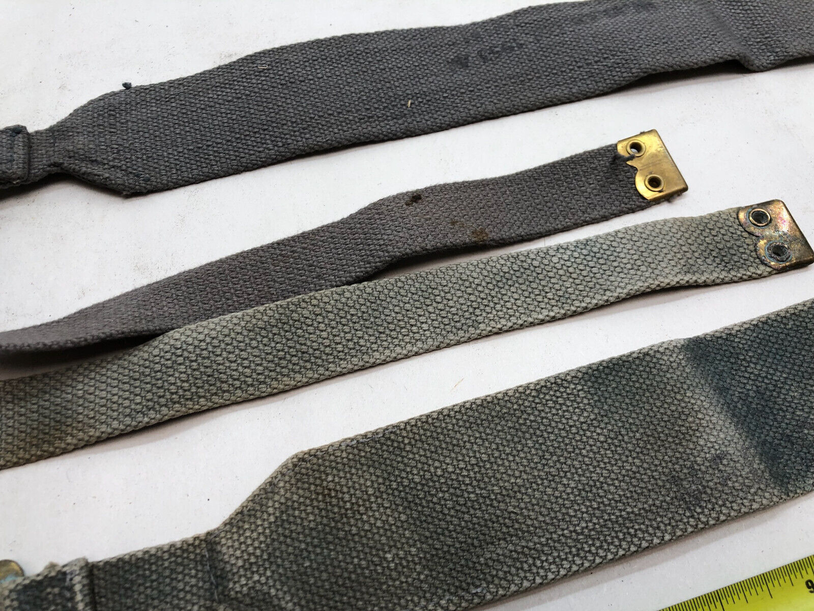 Original WW2 British Royal Air Force Blue 37 Pattern L Strap Set - The Militaria Shop