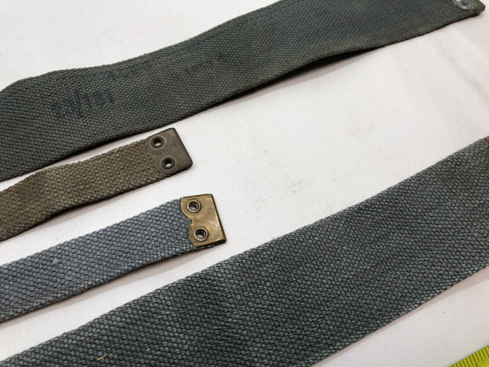 Original WW2 British Royal Air Force Blue 37 Pattern L Strap Set - The Militaria Shop