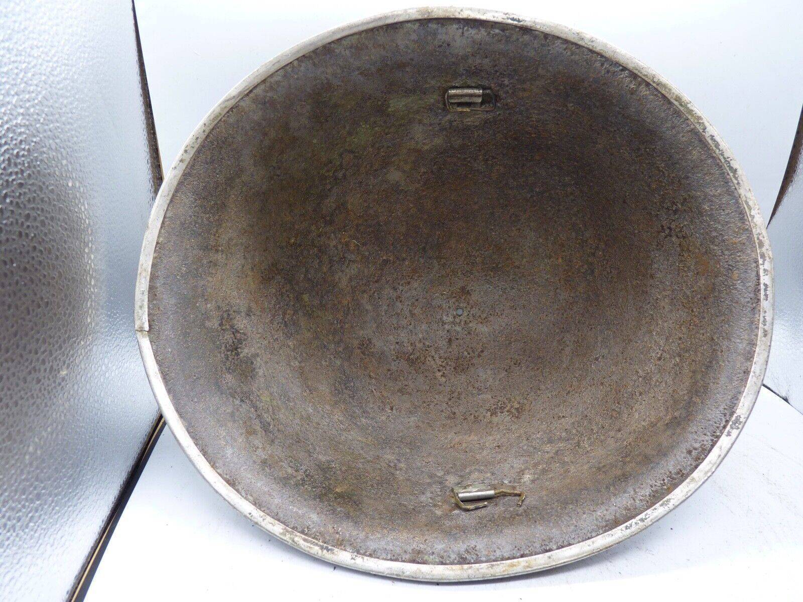 Original WW2 British / Canadian Army Mk3 High Rivet Turtle Army Combat Helmet - The Militaria Shop