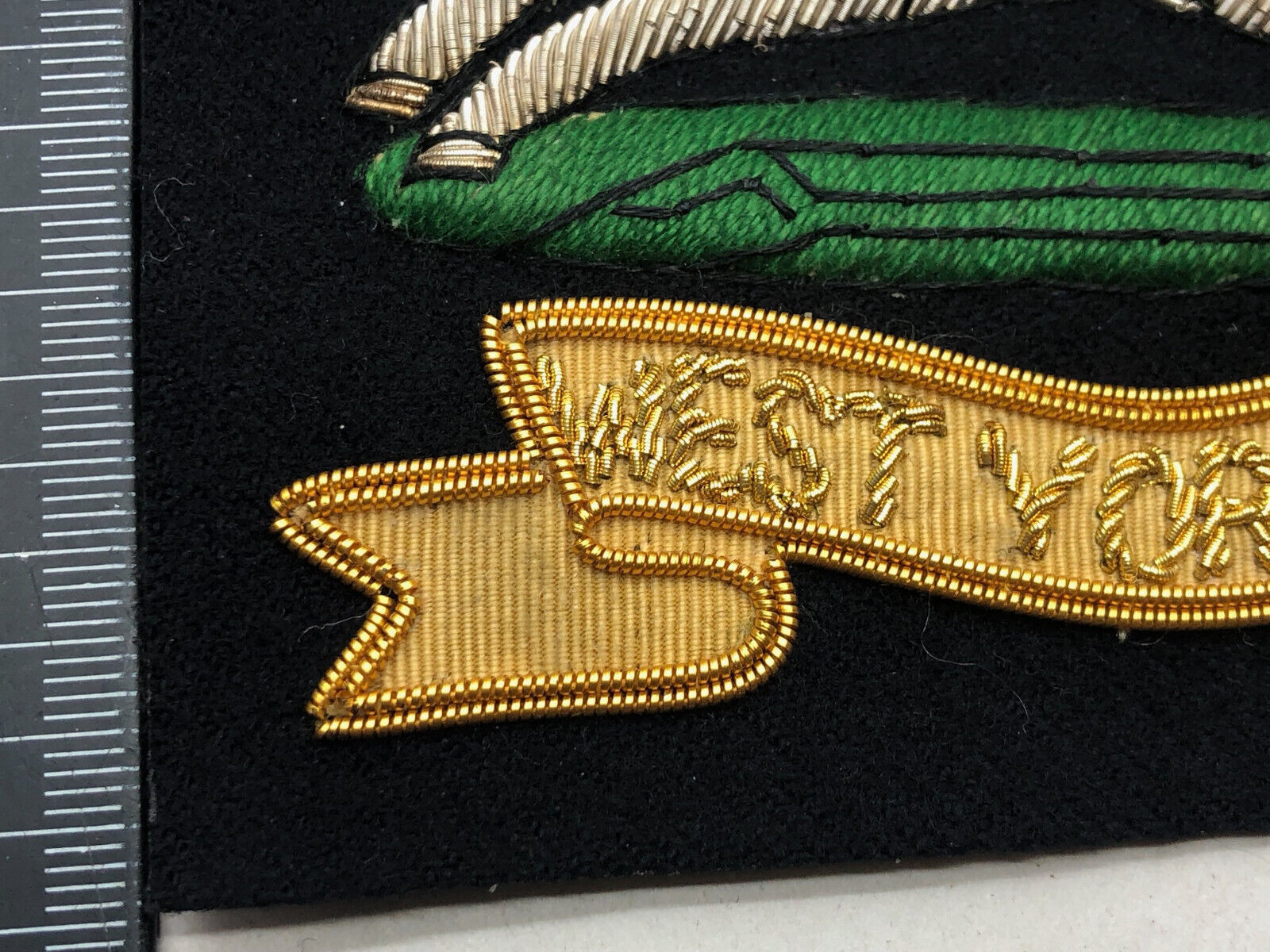 British Army Bullion Embroidered Blazer Badge - West Yorkshire Regiment - The Militaria Shop