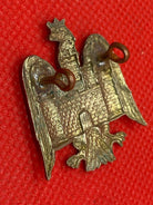 Original British Army Bedfordshire Yeomanry Regiment Cap / Collar / Pouch Badge - The Militaria Shop