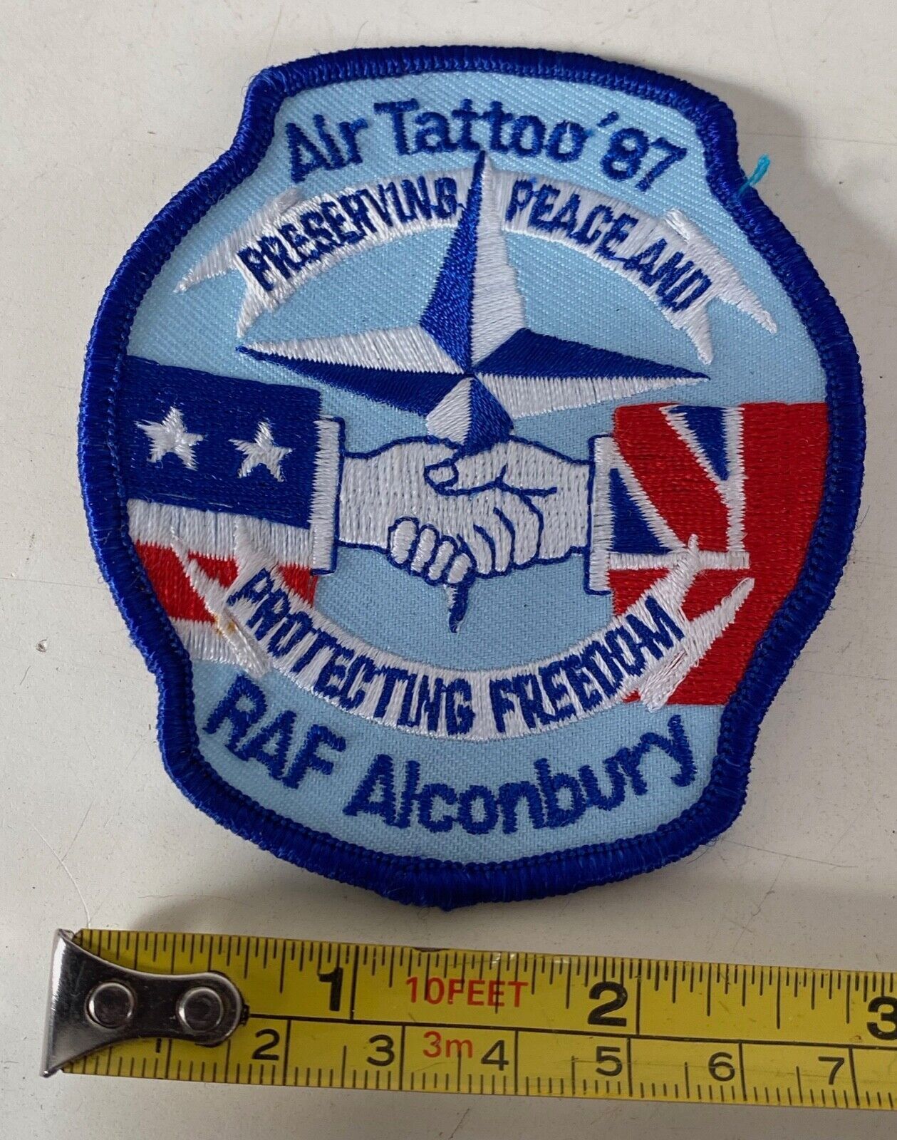 RAF ALCONBURY Air Tattoo 87 fighter pilots patch - military jacket patch - The Militaria Shop