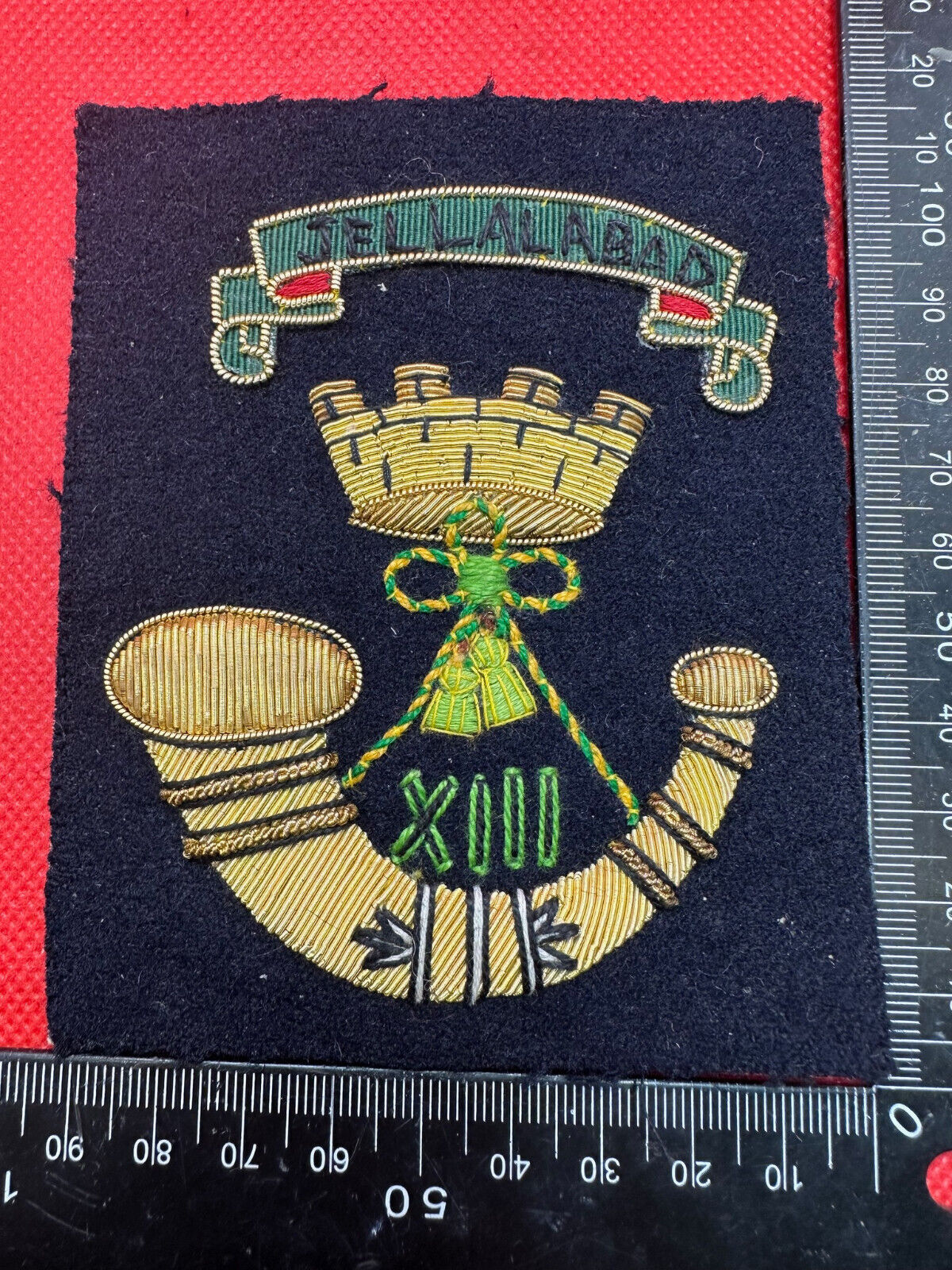 British Army Bullion Embroidered Blazer Badge - Somerset Light Infantry - The Militaria Shop