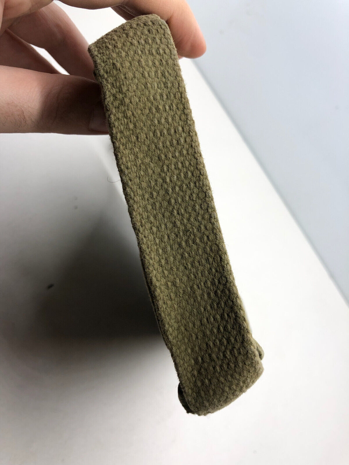 WW2 British Army 37 Pattern Webbing Water Bottle Carrier Harness - 1942 Dated - The Militaria Shop